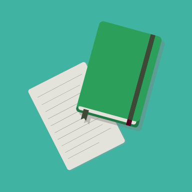 A physical fitness workout journal designed for daily fitness progress tracking of sets, reps, and exercise intensity.