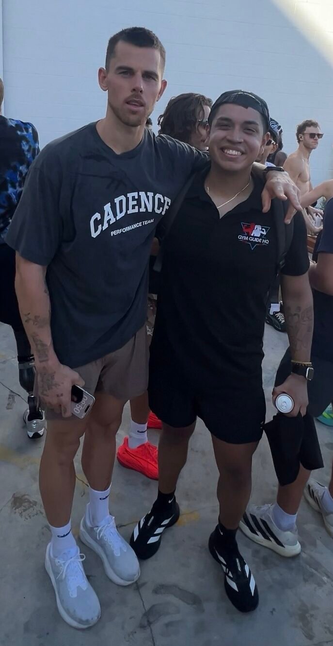Cadence Hydration: Stop Muscle Cramps and Recover Efficiently Gym Guide HQ founder Alejandro with Cadence Hydration founder Ross Mackay